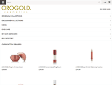 Tablet Screenshot of oro-gold.co.uk